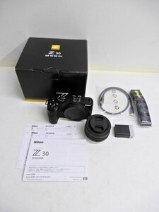101Z332★【中古 美品】Nikon/ニコン Z30 DX 16-50 kit レンズキット 一眼レフカメラ ミラーレス 16-50mm f/3.5-6.3 VR