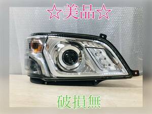 【美品・破損なし】日野 純正 デュトロ トヨタ ダイナ トヨエース LED ヘッドライト 右 右側 KOITO37-25 24V 打刻オ　管理2400999