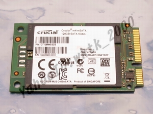 即決! mSATA SSD 128GB ジャンク Crucial CT128M4SSD3