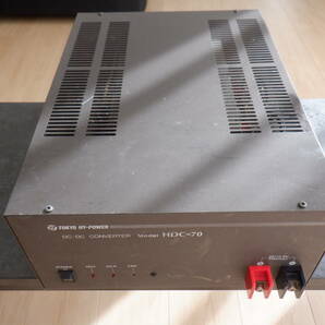 東京ハイパワー HDC-70 DC-DCコンバーター(24V→13.8V)70A 中古動作品の画像2