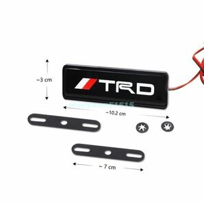 BH010:TRD LEDエンブレム イルミネーション TOYOTA トヨタ バッジ ステッカー 86 スープラ アクア 876の画像6