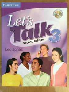 Let’s Talk 3 第二版 　英会話テキストと自習CD 中級の上/中古