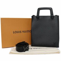 （新品・未使用品）ルイ ヴィトン LOUIS VUITTON サックプラ フォールド ショルダー ハンドバッグ エピレザー ブラック 黒 M58497 箱付_画像2