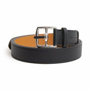 （新品・未使用品）エルメス HERMES エトリヴィエール 32 #115 ベルト トリヨンクレマンス レザー ブラック 黒 □Q刻印 箱付