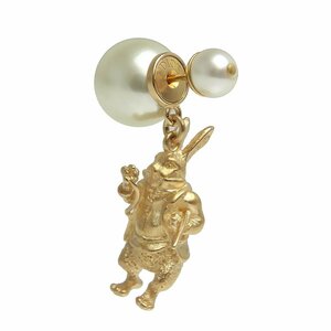 （新品・未使用品）クリスチャンディオール Dior　コレクションモデル　トライバル ラビットチャーム ピアス シングル 片耳用 ゴールド