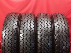 中古タイヤ 7.50R16 114/112R 4本セット ダンロップ SP クォリファイアー T.G.21 DUNLOP SP QUALIFIRE TG21 7.5分山 ディフェンダー