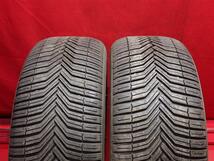 中古タイヤ 225/55R18 98V 2本セット ミシュラン クロスクライメート SUV MICHELIN CROSS CLIMATE SUV 9.5分山★n18_画像1