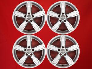 【激安 中古 4本セット】 MAK(マック) STADT(シュタッド) アウディ用 社外 アルミホイール 17inch 7.5J +45 PCD112 5穴 ハブ径Φ66.5 cc17