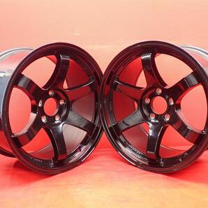 2本組 社外 中古ホイール SHOGUN RACESPEC ショーグン レーススペック S・09 9.5J 18インチ PCD114.3 5穴 +20 ハブ73 ja18の画像3