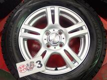 スタッドレス　5Wスポークタイプ1P+ダンロップウィンターMAXX01 WM01 185/65R14 9/8.5分山★モビリオなどに！stwt14_画像5