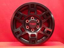 US TOYOTA トヨタ 純正 TRD 中古ホイール 4本 7J 17インチ PCD139.7 6穴 +4 ハブ106 FJクルーザー ランクルプラド150 等へ aa17_画像4