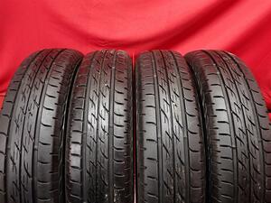 中古タイヤ 145/80R13 75S 4本セット ブリヂストン ネクストリー BRIDGESTONE NEXTRY 9分山★n13 モコ プレオ ストーリア YRV MRワゴン