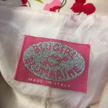 《良品◎》BLUGIRL BLUMARINE ブルーガール ブルマリン★イタリア製*花柄*総柄デザインコート*オフホワイト/レッド/グリーン(LA1659)◆S60_画像5