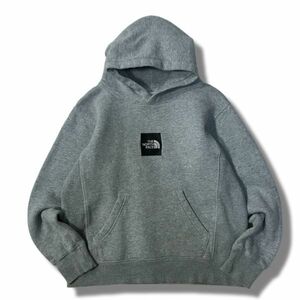 《良品◎》THE NORTH FACE ノースフェイス★センターロゴ*フーデットプルオーバーパーカー*グレー*サイズS(LA1647)◆S60