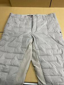 送料無料　ブリーフィング　ハイブリッド　ダウンパンツ　Sサイズ　シルバーグレー　HYBRID DOWN PANTS