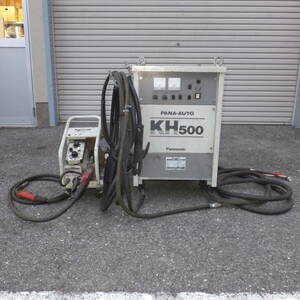 岐阜発 現状品★パナソニック Panasonic サイリスタ制御 CO2溶接用直流電源 YD-500KH1　WIRE FEEDER YW-50KC2　半自動溶接機　セット★