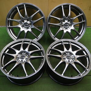 *送料無料*キレイ★WORK EMOTION Kiwami EMT-KWM ホイール 18インチ 18×7.5JJ PCD100/5H ワーク エモーション 極★4012309Hホ