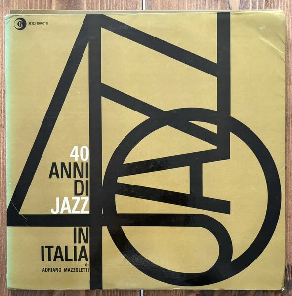 送料込 40 Anni di Jazz in Italia / V.A. Piero Umiliani Basso Valdambrini 他