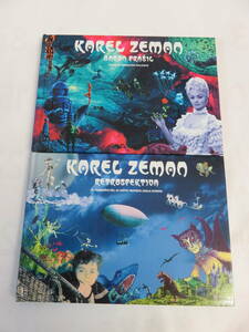 カレル・ゼマン　KAREL ZEMAN　モーションピクチャーブック　2冊　BARON PRASIL（2004年12月25日初版）　RETROSPEKTIVA（2003年8月初版）