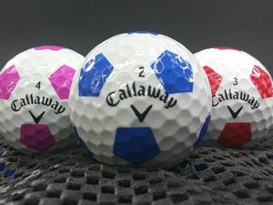 [A2C-01C] Callaway CHROME SOFT Truvis 2016年モデル カラー混合 20球 シェブ キャロウェイ クロムソフト ロストボール