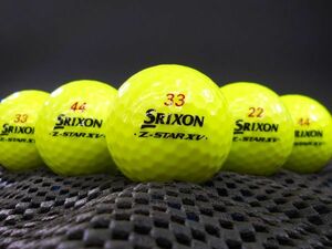 [A2D-04A] SRIXON Z-STAR XV DIVIDE 2023年モデル イエロー 20球 スリクソン ゼットスター ツートンカラー ロストボール