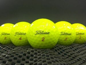 [A2I-14C] Titleist PRO V1X 2021年モデル イエロー 25球 タイトリスト ロストボール