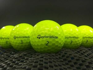 [A2B-02C] Taylormade TP5 2021年モデル イエロー 20球 テーラーメイド ロストボール