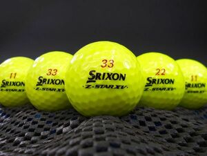 [A2D-05A] SRIXON Z-STAR XV DIVIDE 2023年モデル イエロー 20球 スリクソン ゼットスター ツートンカラー ロストボール