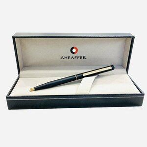 【美品】1スタ★ SHEAFFER　ボールペン　ブラック　ゴールド　ケース有　インク無　シェーファー　Y2312-271