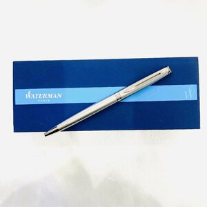 【美品】1スタ★ WATERMAN　ボールペン　ケース有　筆記確認済　シルバーカラー　ウォーターマン　Y2312-270