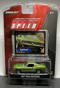 1/64　Greenlight Speed Channel Series 1967 Ford Mustang　フォードマスタング　未開封品　グリーンライト