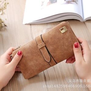 レディース 長財布 ブラウン