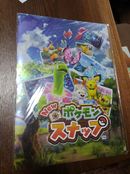 クリアファイル ポケットモンスター　POKEMON　ポケモン　スナップ　非売品　文房具　ファイル　小学生