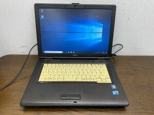 I★ 初期化済 FUJITSU 富士通 FMVNA1C3G LIFEBOOK ノートPC Win10 Core2Duo P8700 メモリ4GB 15.4型液晶