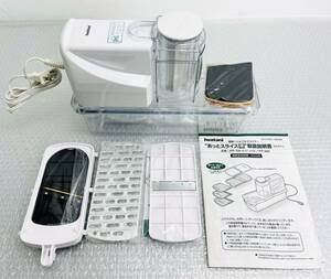 I♪ 未使用品 美品 イワタニ 電動ベジタブルスライサーあっとスライス通 IFP-70S かき氷プレート付き