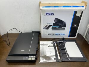 I★ 通電品 カラリオ スキャナー エプソン EPSON GT-S640 GT-F740 A4 フラットヘッドスキャナー 箱付