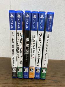 I★ PS4 ソフト 6本 おまとめ セット ロックマンX バットマン メタルギアソリッドⅤ FINAL FANTASYⅦリメイク ドラゴンクエストⅩⅠ