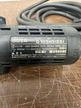 I # ハイコーキ(HIKOKI ※旧:日立工機) 100mmディスクグラインダ G10SH5(SS) 通電確認済み_画像2