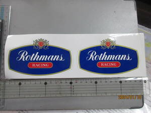 HRC　Rothmans-RACING　HONDAスポンサー　ステッカー　送料84円　スーパーレア総品　当時物希少　限定品かも！