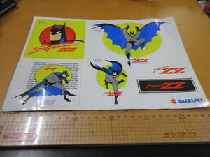 半額売切り　超希少　SepiaZZ BATMAN バブル記念 ステッカー ■ SUZUKIスポンサー スーパー レア品 当時物希少 限定品かも！メーカー