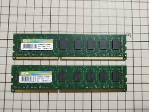 Silicon Power DDR3-1600 8GBx2 計16GB