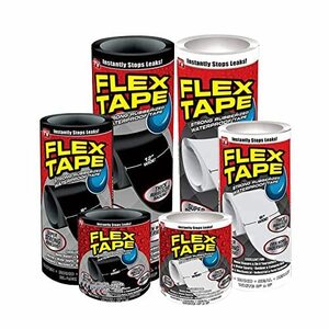 ホワイト-10cm * 152cm フレックステープ Flex Tape超強力 修理防水テープ 補修テープ 瞬間接着 強力粘着 