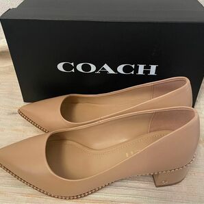 COACHハイヒール ベージュ24cm