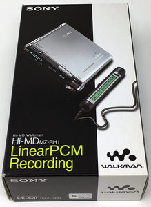 ◇未使用品◇SONY Hi-MD ウォークマン MZ-RH1 S(シルバー)Sony MZ-RH1 S Hi-MD Walkman MiniDisc/MP3 Digital Music Player ミニディスク