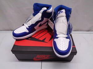 79-40　スニーカー NIKE AIR JORDAN 1 RETRO HIGH STORM BLUE 28.0cm　555088-127