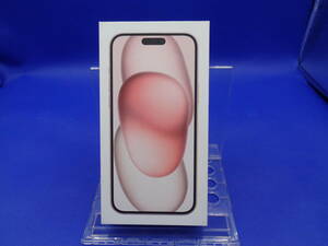 59-140　新品未開封品　Apple SIMフリー スマートフォン iPhone 15 Plus 256GB ピンク MU0H3J/A　シリアルナンバー F5JX6C467N