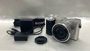 SONY　ミラーレス一眼　デジタルカメラ　α6000　ILCE-6000 シルバー　パワーズームレンズ　16-50mm F3.5-5.6