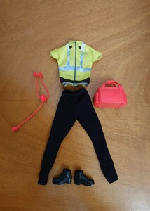 バービー EMT アウトフィット 救急救命士 ドール用 洋服 服 Barbie アウトフィット 1/6 リカちゃん momoko