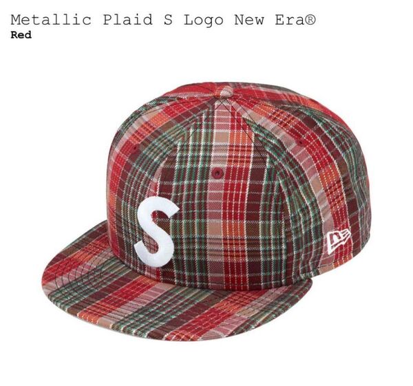 Supreme Metallic Plaid S Logo New Era