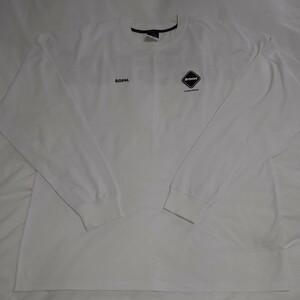 F.C.R.B. L/S BIG LOGO TEAM BAGGY TEEエフシーアールビーのロングスリーブTシャツ white size XL